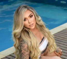 新到胸大活好的巴西女生，本人照片